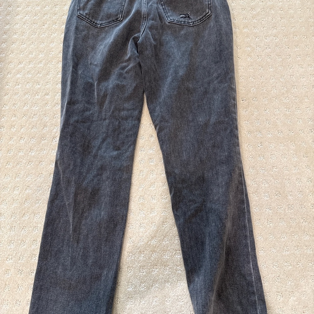 PacSun ‘Go. Good Jeans’ Distressed Straight Jeans Size 26 Gray Vintage Wash - Picture 6 of 7